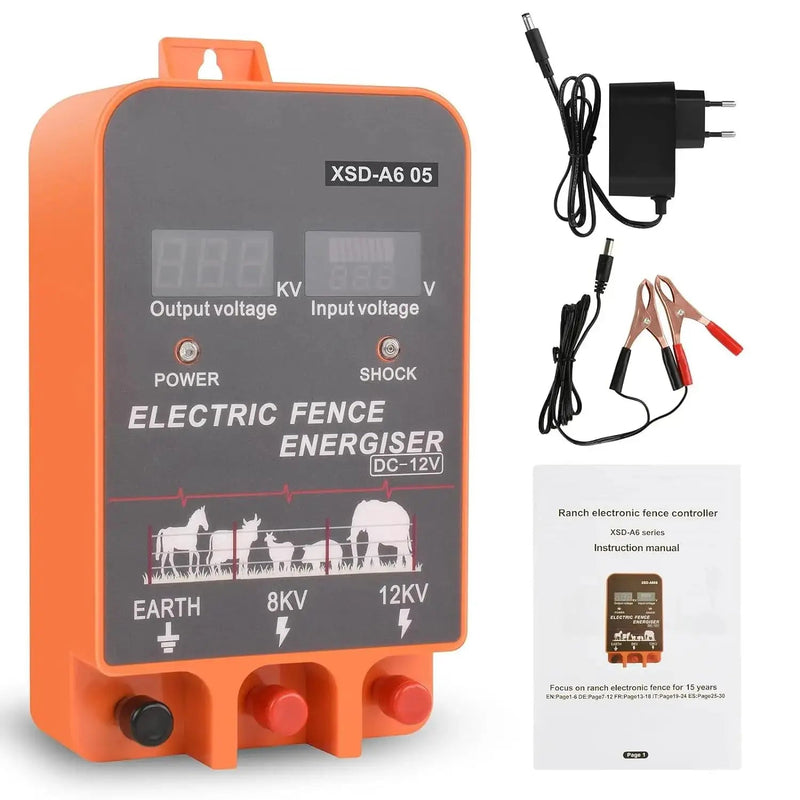 10km 12V Electric Fence Energizer — Wildlife Deterrent - Vastura Ag