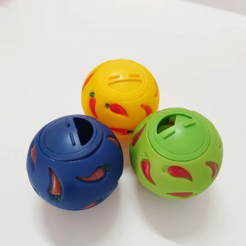 Balle à friandises pour lapins à diffusion lente — Enrichissement interactif