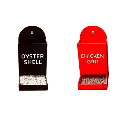ABGE - Chicken Oyster Shell Feeder And Grit Feeder Plastic Chicken… - Vastura Ag