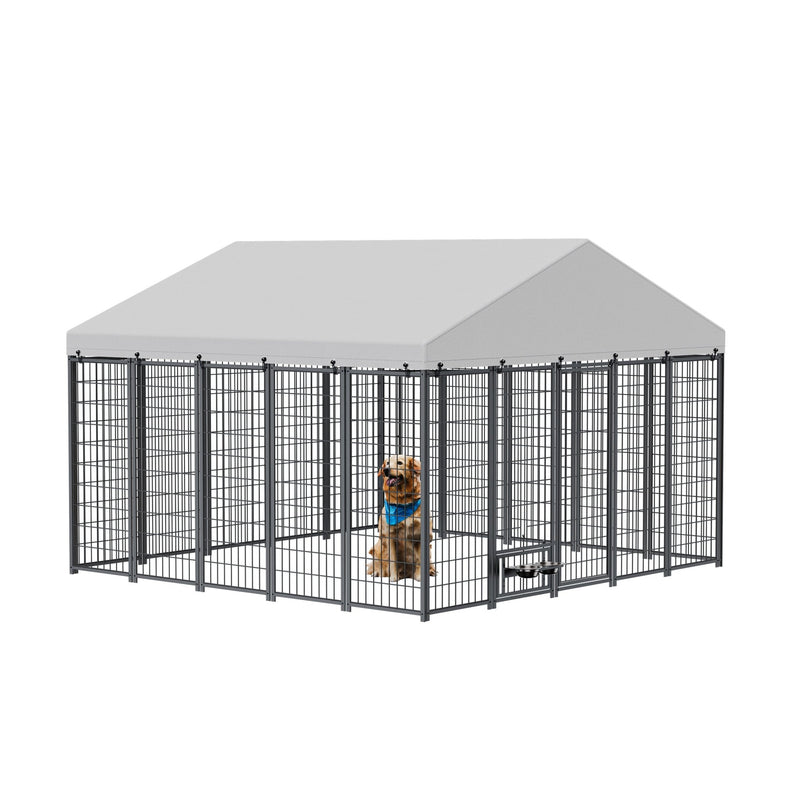 Large Dog Kennel Outdoor Pet Pens Dogs Run Enclosure Animal Hutch… - Vastura Ag