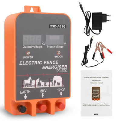 10km 12V Electric Fence Energizer — Wildlife Deterrent - Vastura Ag
