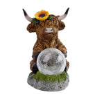 Highland Cattle Solar Lamp Yak Outdoor Garden Courtyard Decoration - Vastura Ag