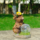 Highland Cattle Solar Lamp Yak Outdoor Garden Courtyard Decoration - Vastura Ag