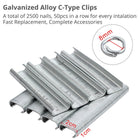 Hog Ring Pliers Kit C - type With 2500pcs Nails Spring C7 Hog Rings Gun… - Vastura Ag