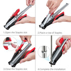 Hog Ring Pliers Kit C - type With 2500pcs Nails Spring C7 Hog Rings Gun… - Vastura Ag