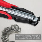 Hog Ring Pliers Kit C - type With 2500pcs Nails Spring C7 Hog Rings Gun… - Vastura Ag