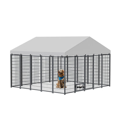 Large Dog Kennel Outdoor Pet Pens Dogs Run Enclosure Animal Hutch… - Vastura Ag