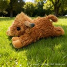 Long - Haired Highland Cow Lifelike Scottish Highland Cattle Plush Toy… - Vastura Ag