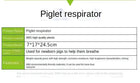 Piglet Breathing Pump Pig Handling Respirator for Newborns